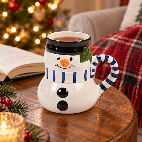 Retired 2014 snowman ceramic - 2014,