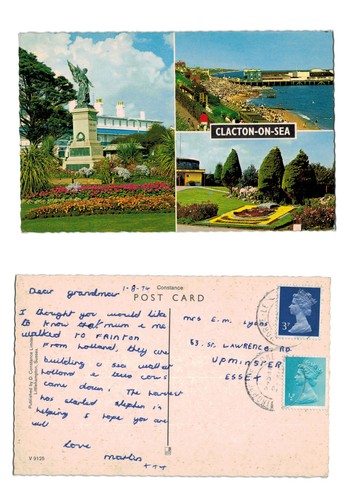 Vintage postcard - vintage,