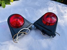 Maypole MP8751 Trailer Rubber Red/White Marker Lamp Set of 2