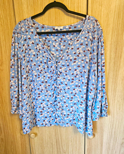 Fatface size blouse - size, blue