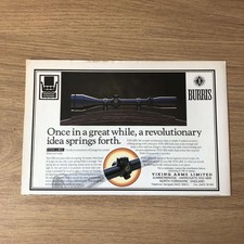 GUNS141 MAGAZINE ADVERT 6X9 BURRIS SCOPES WITH POSI-LOCK
