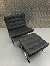 Barcelona Chair and Foot Stool - original, genuine Mies van der Rohe