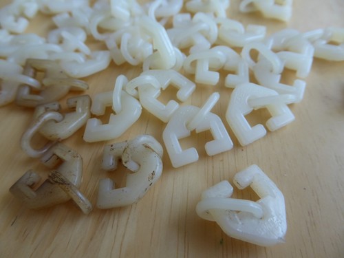 Bundle white plastic - of,