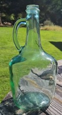 Vintage liter aqua glass - 1.5,