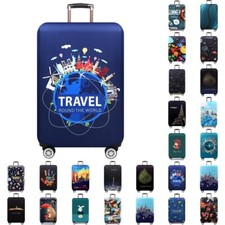 UK Travel Trolley Case Cover Protector Suitcase Luggage Storage Cover Elastic