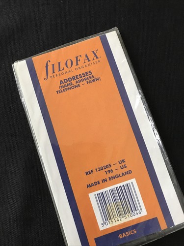 Filofax rare vintage 1986 - filofax-rare,