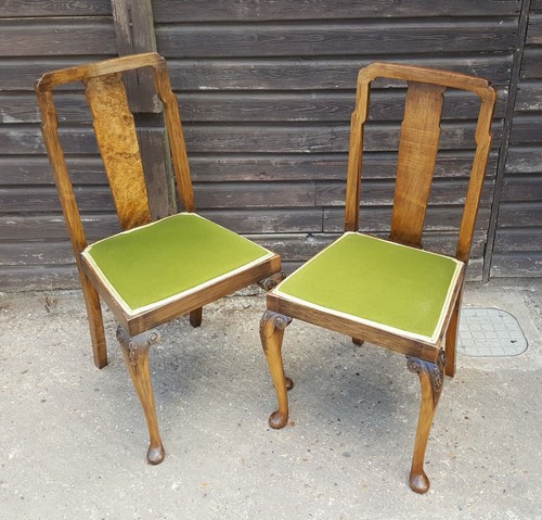 Matching pair 1930 walnut - matching, 1930's