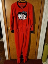 Betty Boop adult onesy pajamas