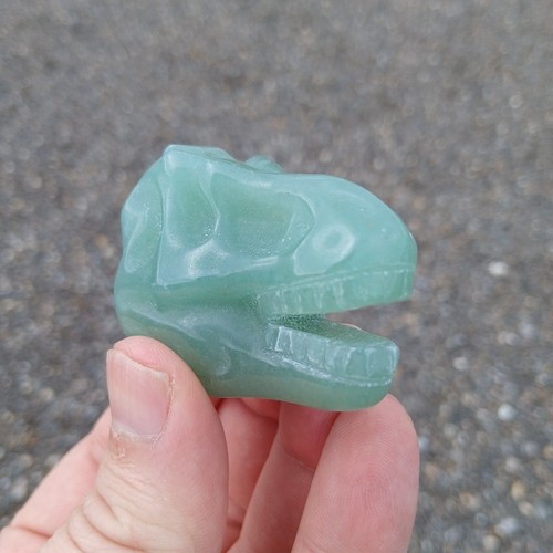 Green aventurine crystal rex - aventurine, t-rex