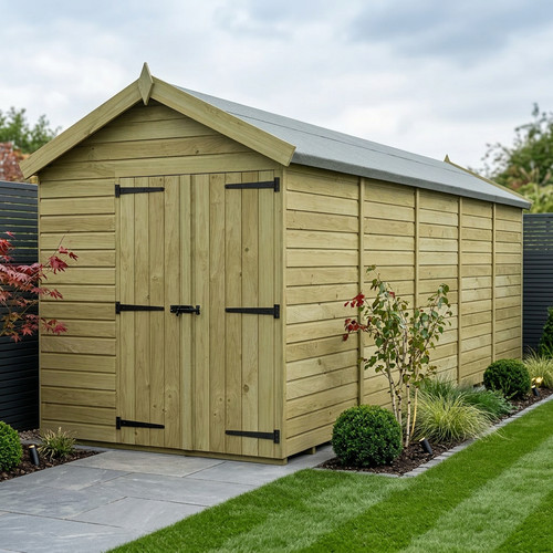 Apex shed double door - 20, (double