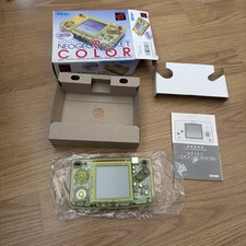 SNK NeoGeo Pocket Color Handheld Console Crystal Yellow Beautiful Condition