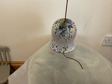 Studio Pottery Terracotta Glazed Bell Wind Chime Garden Decor Hand Crafted