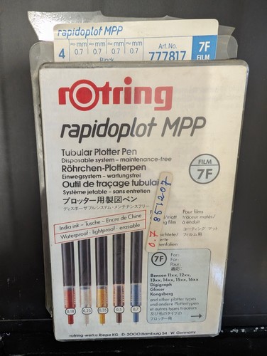 Rotring rapidoplot mpp - rapidoplot, plotter
