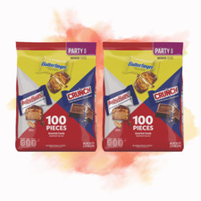 Butterfinger CRUNCH &Baby Ruth 100Count Candy Variety ( Pack of 2 ) out of date