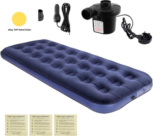 Single air bed quick - single, bed,
