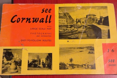 Vintage see cornwall tourist - see,