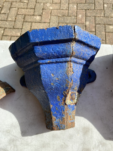 Reclaimed cast iron rainwater - iron,