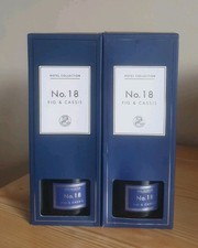 2 x Fig & Cassis No.18 Hotel Collection Reed Diffuser 100ml new 1 discoloured