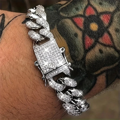 Luxury iced out cuban link - iced,
