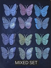 3D Large Butterfly Die Cuts