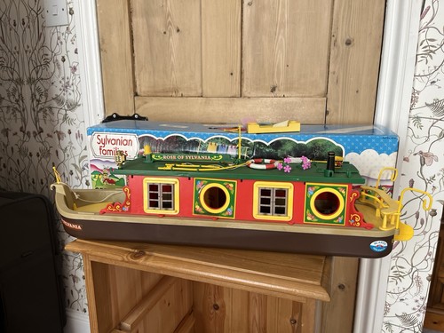 Sylvanian families canal boat - families,