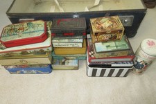 collectible biscuit sweet tins