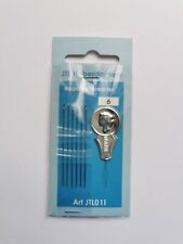 6 Beading Needles + Threader