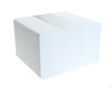 White Blank Plastic Cards