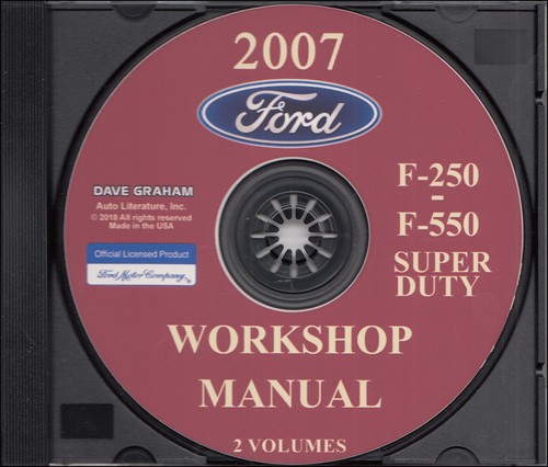 2007 ford truck shop manual - 2007, on