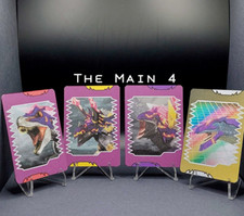 [BUNDLE] The Main 4 Spectral Dinosaur King Replica Anime Cards