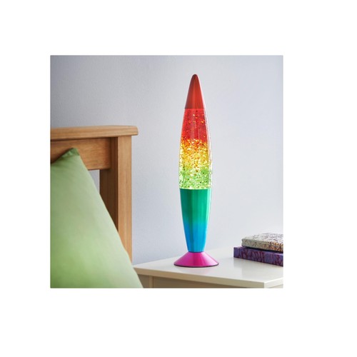 Rainbow chrome glitter lava - rainbow,