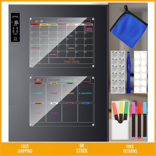 Sleek acrylic magnetic fridge - sleek,