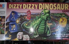 Vintage Dizzy Dizzy Dinosaur by MB Games 1987 100% Complete Retro Board Game