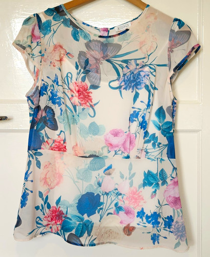 Kaliko cream blue pink - kaliko, &