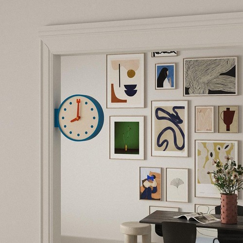 Corner wall clock - wall,