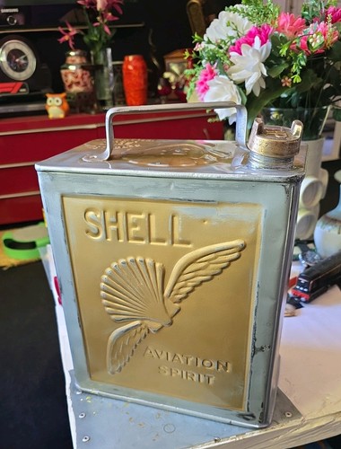 Vintage shell petrol can - shell,