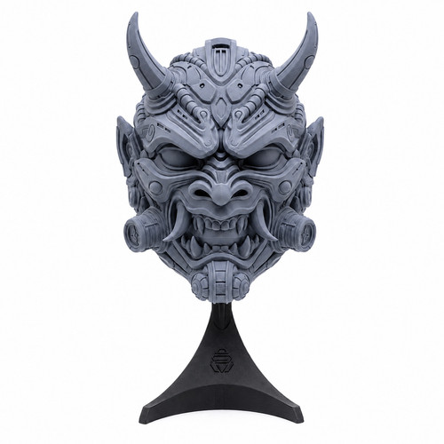 Cyber oni mask - cyber, 21cm