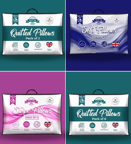 Quilted pillows hotel quality - quilted,