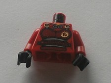 LEGO Ninjago Red Torso Brown