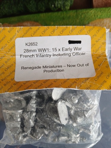 28mm ww1 early french infantry - french,