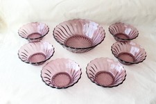 Art Deco Purple Glass