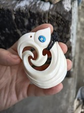 Maori Manaia Bird Pendant Bone