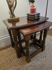 Nest Of Two Tables Mahogany