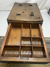 Indiana Cash Drawer Wood Stand Money Box Till Base Only Case Cash Register Money
