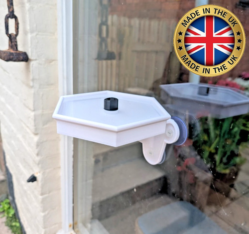 Window mounted garden bird