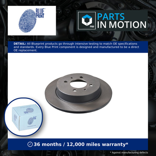 Brake discs pair solid fits - brake,