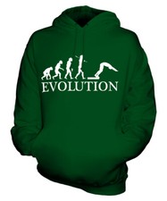 DIVER EVOLUTION OF MAN UNISEX HOODIE MENS WOMENS LADIES GIFT SWIMMING