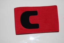 Football UEFA Champions League Style Captains Armband - Red