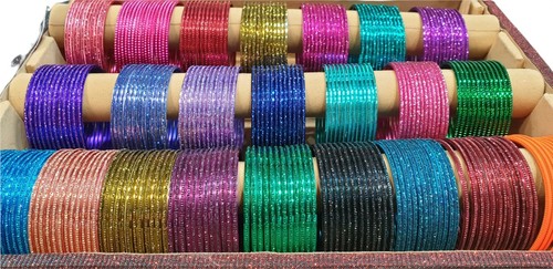 120 indian bangles asstd - 120,