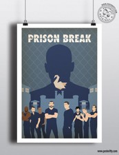 PRISON BREAK - Minimalist TV Poster Wall Art Posteritty Wentworth Miller